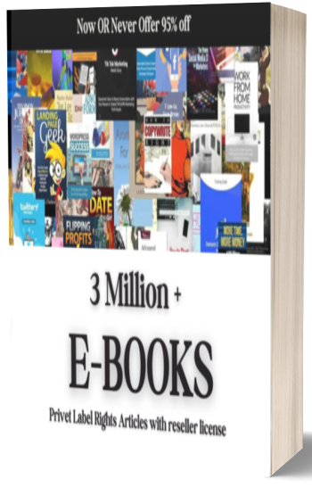 3 Million+ Ebooks + 3 Million PLR