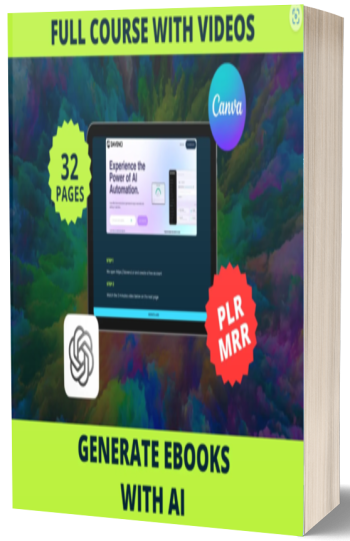 New Generate a complete eBook with AI