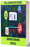 New Generate a complete eBook with AI