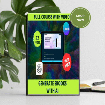 New Generate a complete eBook with AI